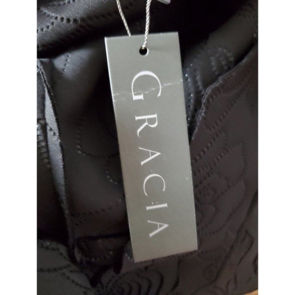 Gracia Black A-Line Skirt Size Medium NWT - Picture 7 of 7